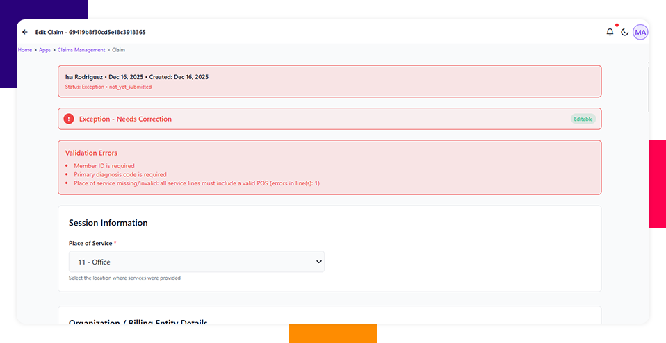 Revenue Cycle Management Dashboard