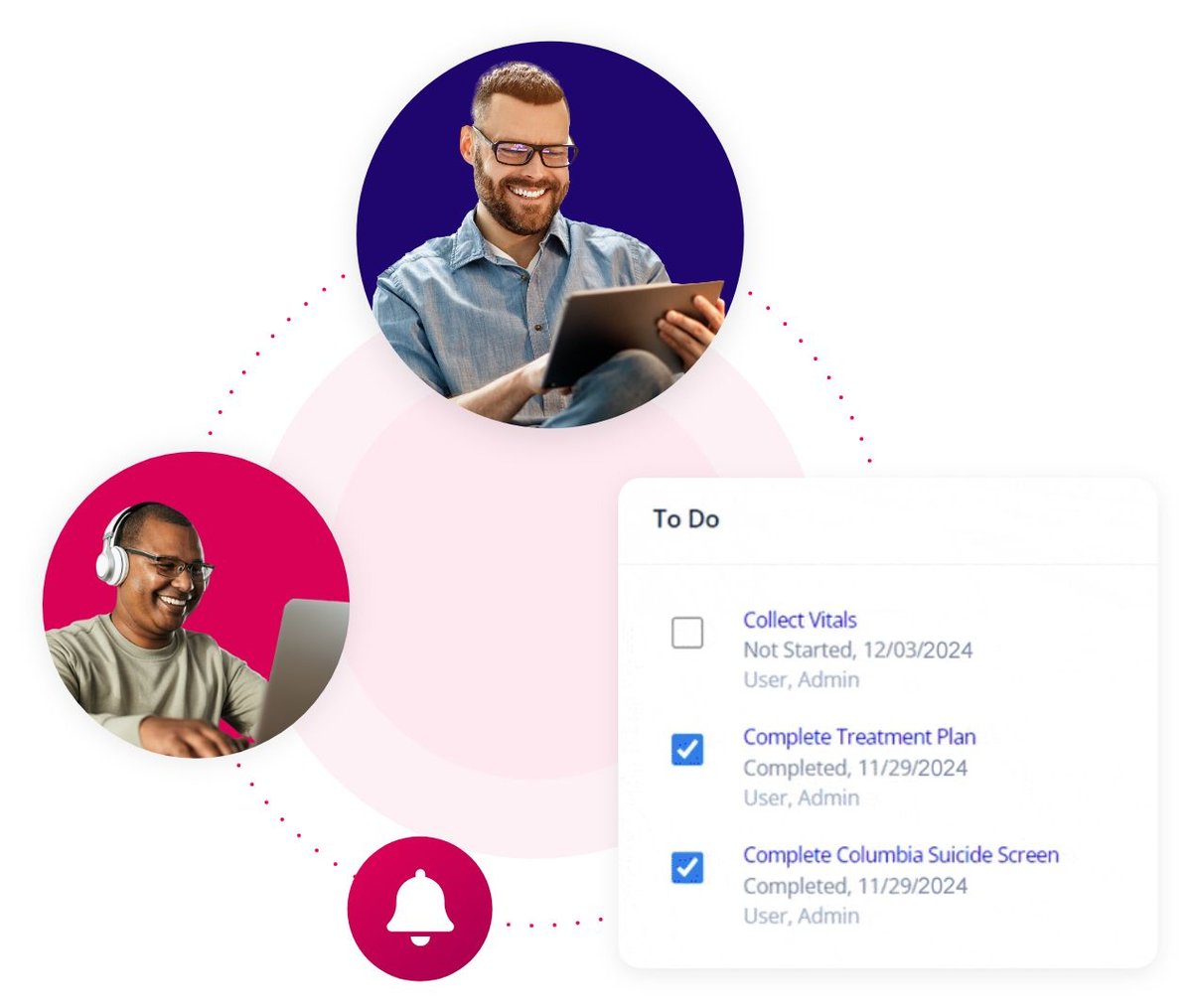 Behavioral health software UI