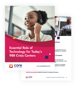 Essential Role of Technology for Today’s 988 Crisis Centers
