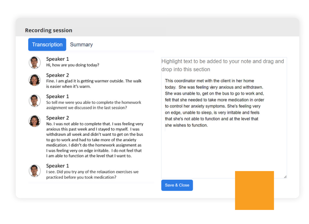 Ambient Dictation and Summary